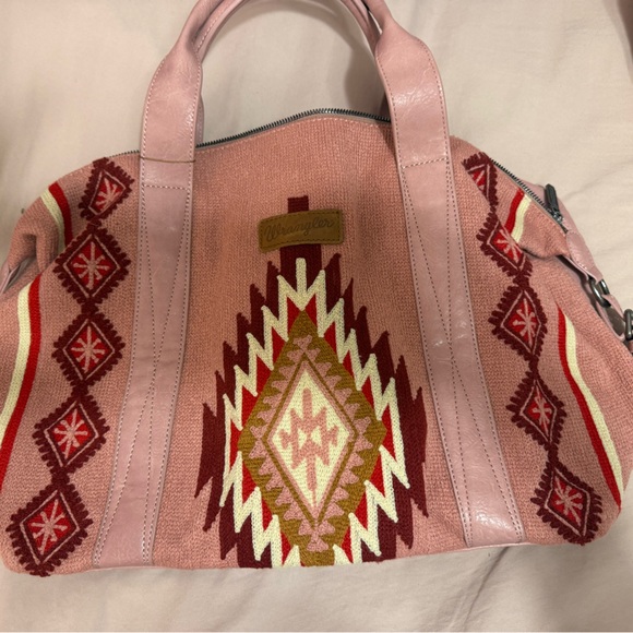 Wrangler Pink Patterned Tote Bag - Picture 1 of 4